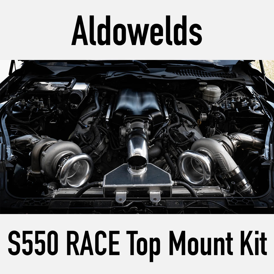 Aldowelds S550 Race Top-Mount Twin-Turbo Kit