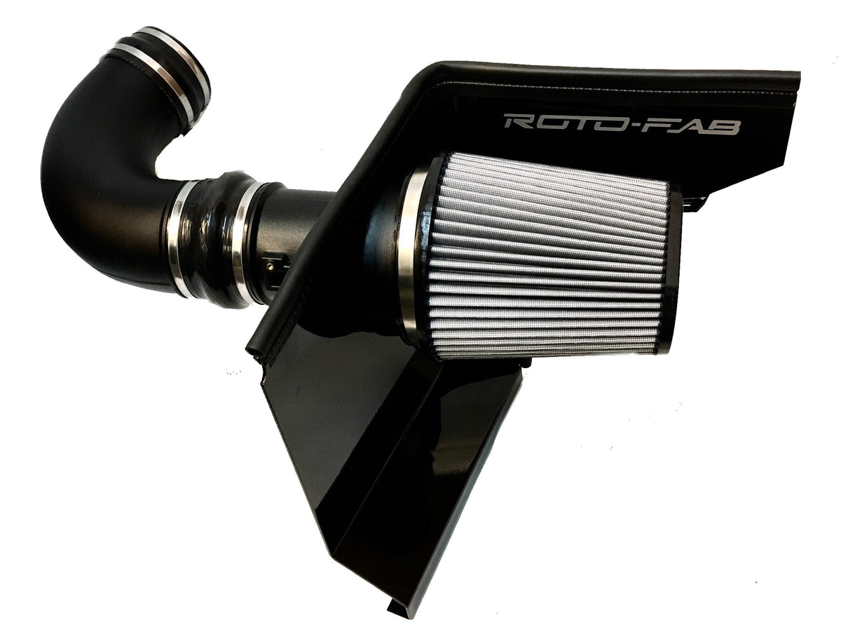 Roto-Fab - 2010-15 Camaro V8 Cold Air Intake With Dry Filter - The Speed Depot