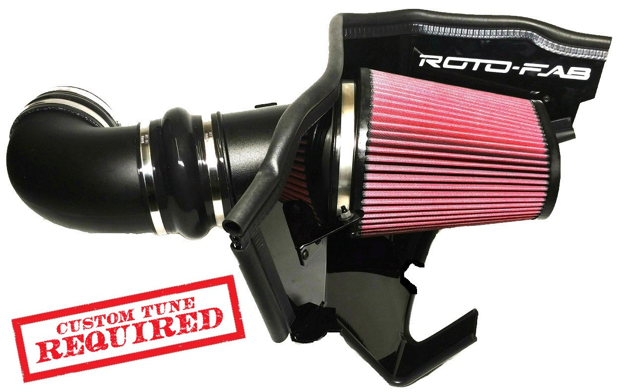 Roto-Fab - 2016-24 Camaro SS With LT4 Supercharger Cold Air Intake With Oiled Filter - The Speed Depot