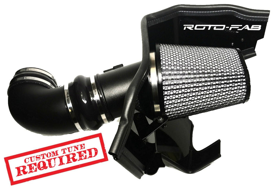 Roto-Fab - 2016-24 Camaro SS With Whipple Supercharger Cold Air Intake With Dry Filter - The Speed Depot