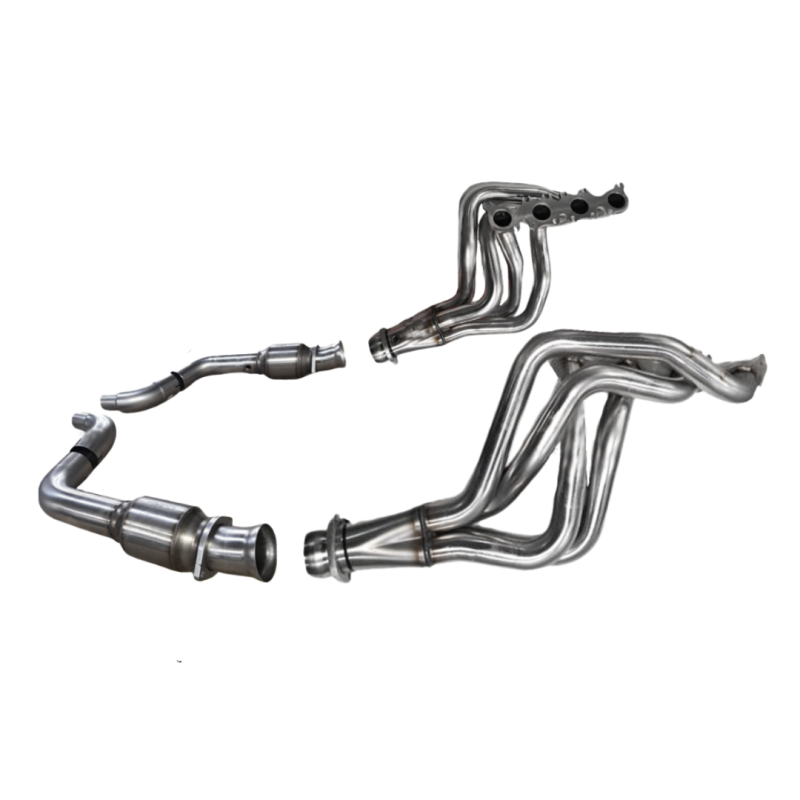 Kooks Headers & Exhaust - 1-7/8" Stainless Headers & H.O. GREEN Cat. Conn. Kit  - 2015-2024 Mustang GT/D.H - The Speed Depot