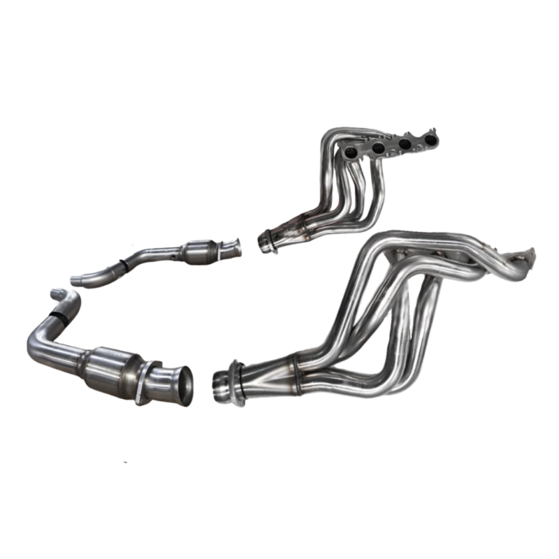 Kooks Headers & Exhaust - 2" Stainless Headers & H.O. GREEN Cat. Conn. Kit - 2015-2024 Mustang GT 5.0L - The Speed Depot
