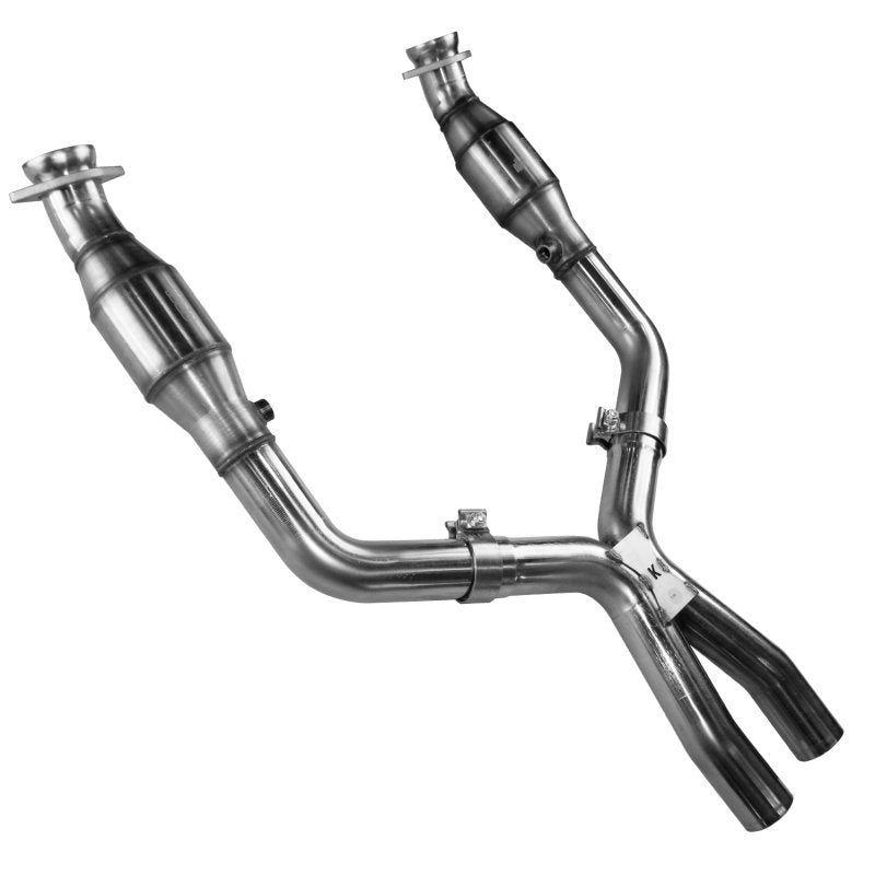 Kooks Headers & Exhaust - 3" x 3" SS GREEN Catted X-Pipe - 2005-2010 Mustang GT 4.6L 3V - The Speed Depot