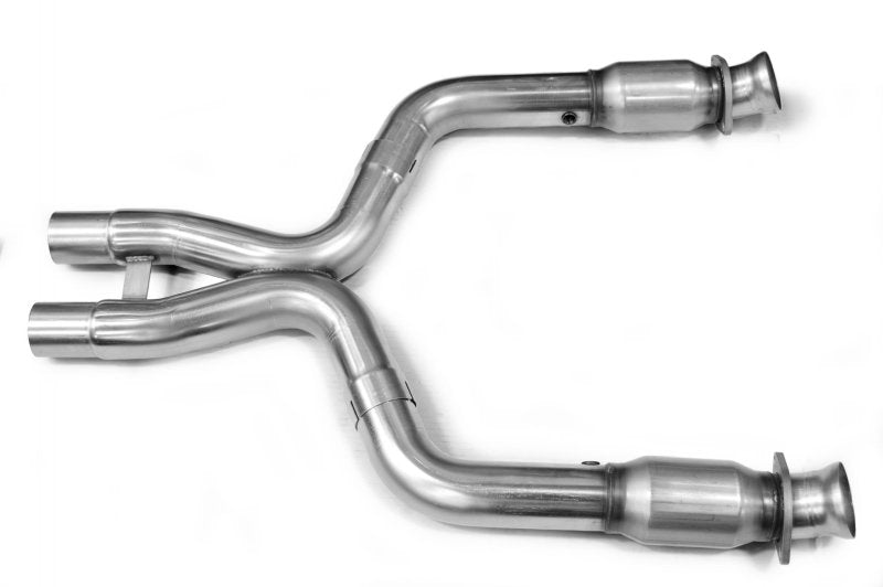 Kooks Headers & Exhaust - 3" x 2-3/4"(OEM) SS GREEN Catted X-Pipe - 2011-2014 Shelby GT500 - The Speed Depot