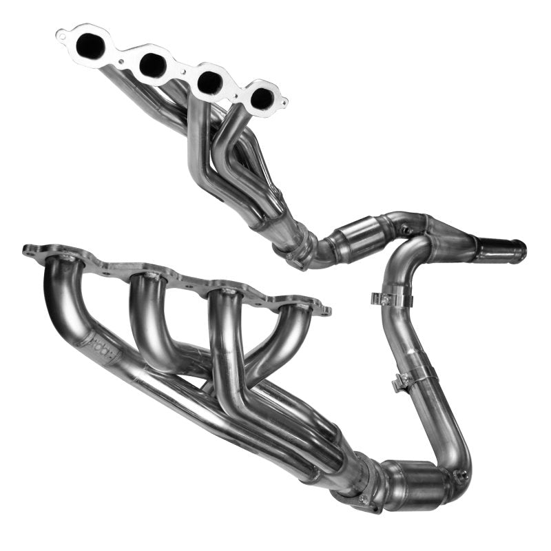 Kooks Headers & Exhaust - 1-3/4" Stainless Headers & Ultra-GREEN Catted Y-Pipe Kit - 2019-2023 GM Truck 6.2L - The Speed Depot