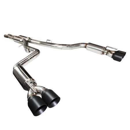 Kooks Headers & Exhaust 3" SS Connection-Back Exhaust w/Black Tips - 2015-2020 Challenger Hellcat 6.2L - Exhaust - The Speed Depot - 