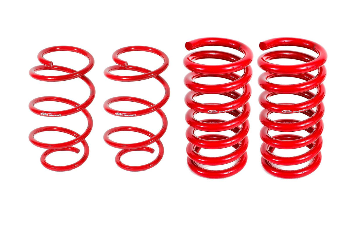 BMR Suspension Lowering Springs, Set Of 4, Drag Version - Chassis & Suspension - The Speed Depot - 2015-2023 S550 Mustang