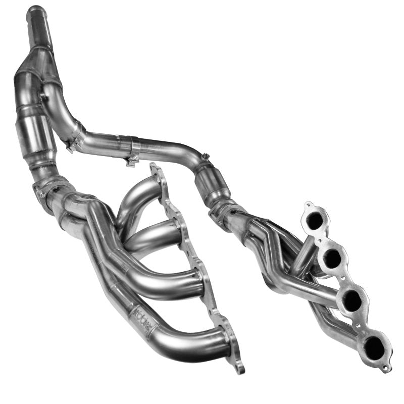 Kooks Headers & Exhaust - 1-3/4" Stainless Headers & Ultra-GREEN Catted Y-Pipe - 2019-2020 GM Truck 5.3L - The Speed Depot