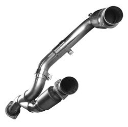 Kooks Headers & Exhaust 3" SS GREEN Catted Y-Pipe - 2009-2010 GM Truck 6.2L (Connects to OEM) - Exhaust - The Speed Depot - 