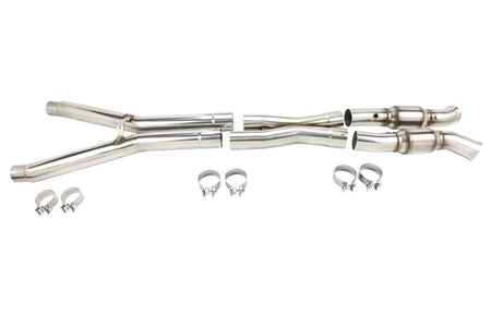 Kooks Headers & Exhaust - 3" SS GREEN Catted X-Pipe - 2009-2013 Corvette 6.2L (Connects to OEM) - The Speed Depot