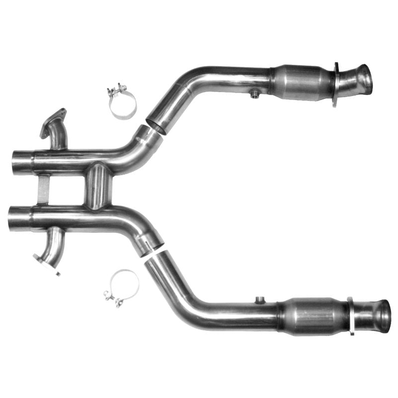 Kooks Headers & Exhaust - 3" x 2-3/4"(OEM) SS GREEN Catted H-Pipe - 2012-2013 Mustang Boss 302 5.0L - The Speed Depot