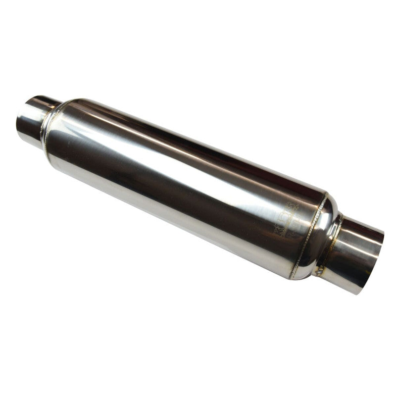 Kooks Headers & Exhaust - 3" Round Muffler 14" Long - Polished Stainless Steel - The Speed Depot