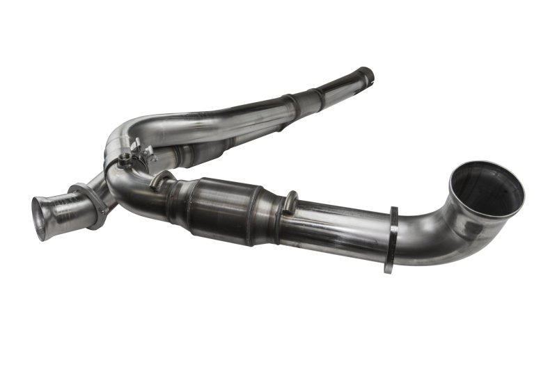 Kooks Headers & Exhaust - 3" SS GREEN Catted Y-Pipe - 2010-2014 F150 Raptor 6.2L 4V (Connects to OEM) - The Speed Depot