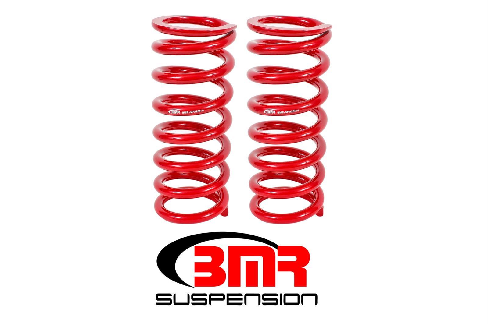 BMR Suspension Lowering Springs, Front, 1" Drop, 525 Spring Rate - Chassis & Suspension - The Speed Depot - 1979-2004 Fox Mustang