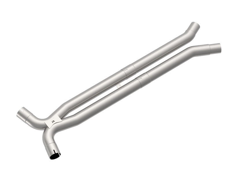 Kooks Headers & Exhaust - 3" x 2 3/4"(OEM) Stainless Resonator Delete X-Pipe - 2020 Ford Mustang GT500 5.2L - The Speed Depot