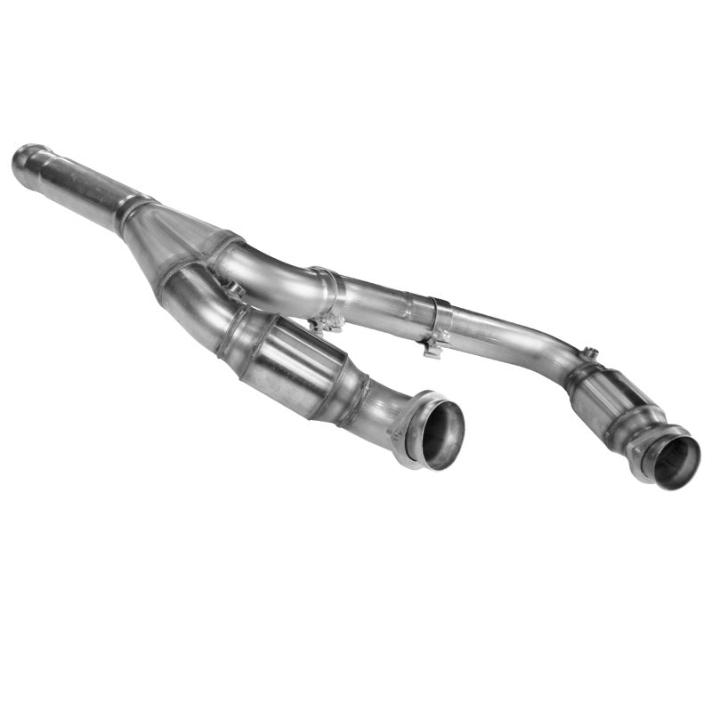 Kooks Headers & Exhaust 3" Stainless GREEN Catted Y-Pipe - 2014-2019 GM Truck / 2015-2020 SUV 5.3L - Exhaust - The Speed Depot - 