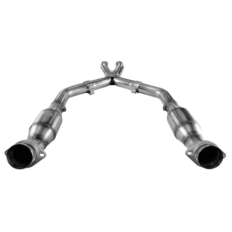 Kooks Headers & Exhaust - 3" x 2-1/2" SS GREEN Catted X-Pipe -  2005-2010 Mustang GT 4.6L 3V - The Speed Depot