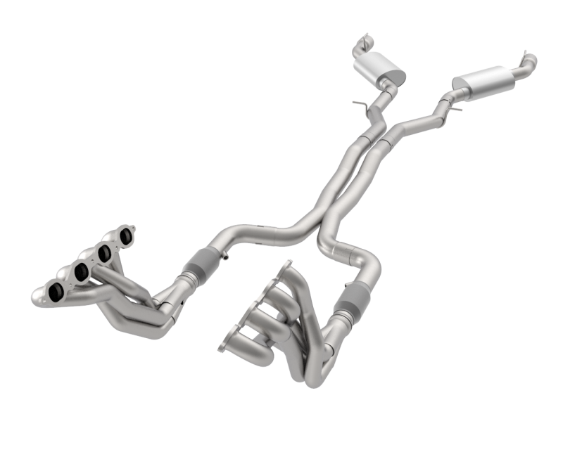 Kooks Headers & Exhaust - 2" Headers & GREEN Exhaust Kit w/Polished Dual Tips - 2016-2024 Camaro SS - The Speed Depot