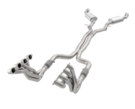 Kooks Headers & Exhaust - 1-7/8" Headers & GREEN Exhaust Kit w/Polished Dual Tips - 2016-2024 Camaro SS - The Speed Depot