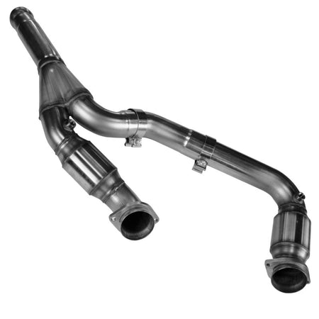 Kooks Headers & Exhaust 3" Stainless GREEN Catted Y-Pipe - 2014-2019 GM Truck / 2015-2020 SUV 5.3L - Exhaust - The Speed Depot - 