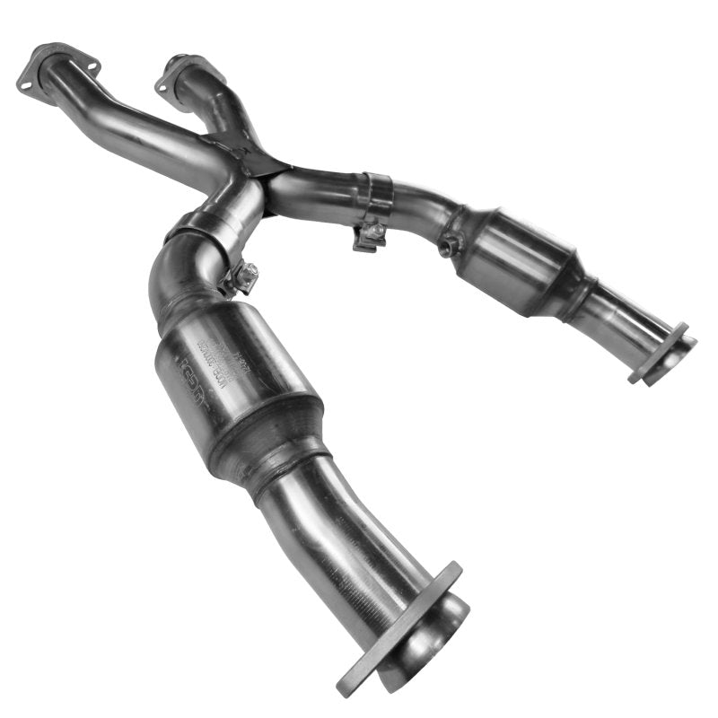 Kooks Headers & Exhaust - 1-5/8" Header and GREEN Catted X-Pipe Kit - 1999-2004 Mustang GT 4.6L 2V (w/EGR) - The Speed Depot