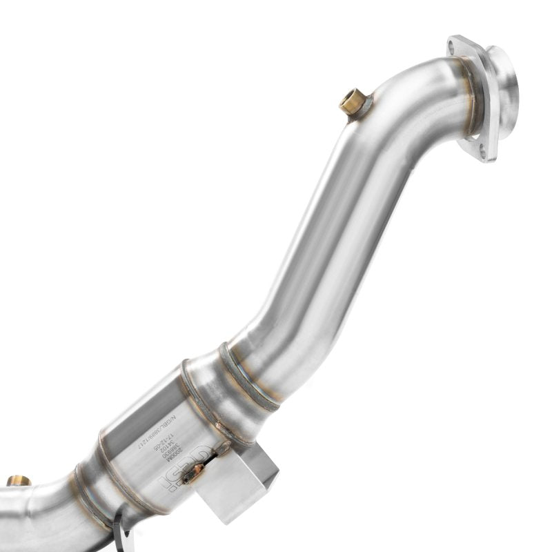Kooks Headers & Exhaust - 3" x 2-1/4" SS GREEN Catted OEM Downpipe - 2015-2023 Mustang EcoBoost - The Speed Depot