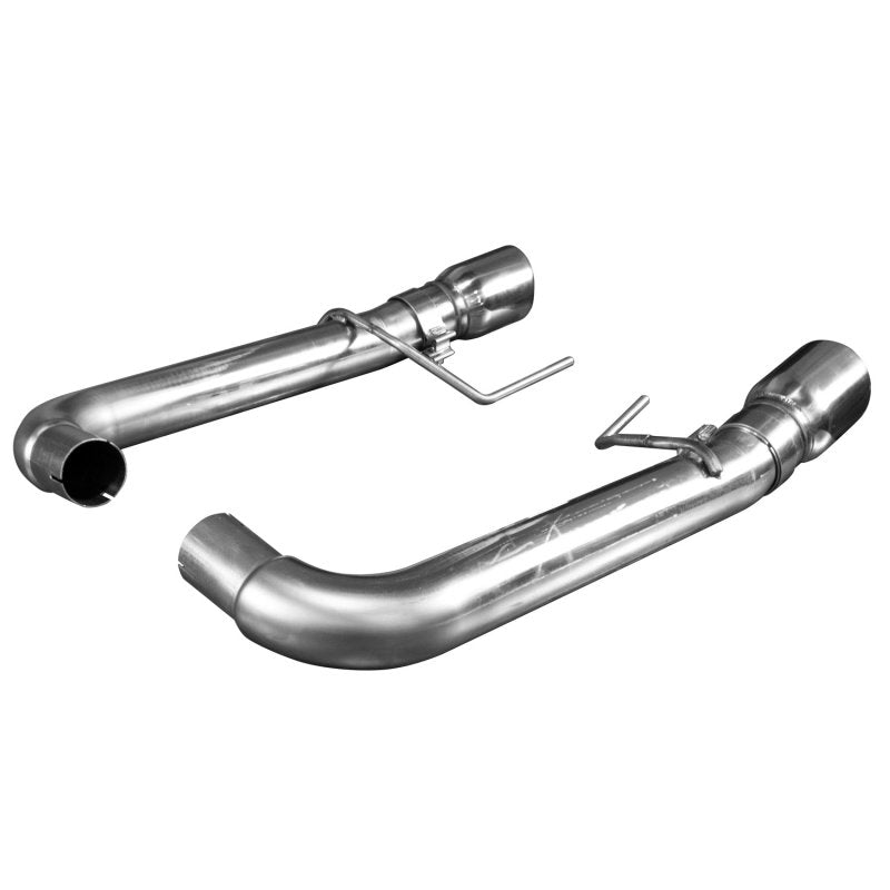 Kooks Headers & Exhaust 3" SS Muffler Delete Axle-Back Exhaust w/SS Tips - 2015-2017 Mustang 5.0L - Exhaust - The Speed Depot - 