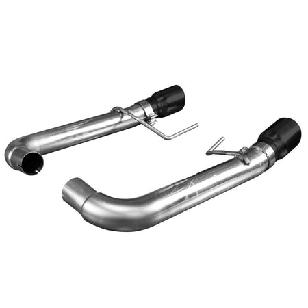 Kooks Headers & Exhaust 3" SS Muffler Delete Axle-Back Exhaust w/Black Tips - 2015-2017 Mustang 5.0L - Exhaust - The Speed Depot - 