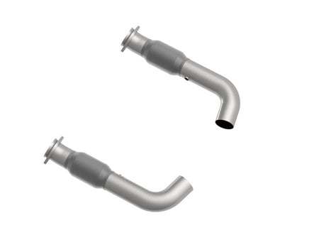 Kooks Headers & Exhaust - 3" SS Green Catted Connection Pipes - 2015-2024 Mustang GT - The Speed Depot
