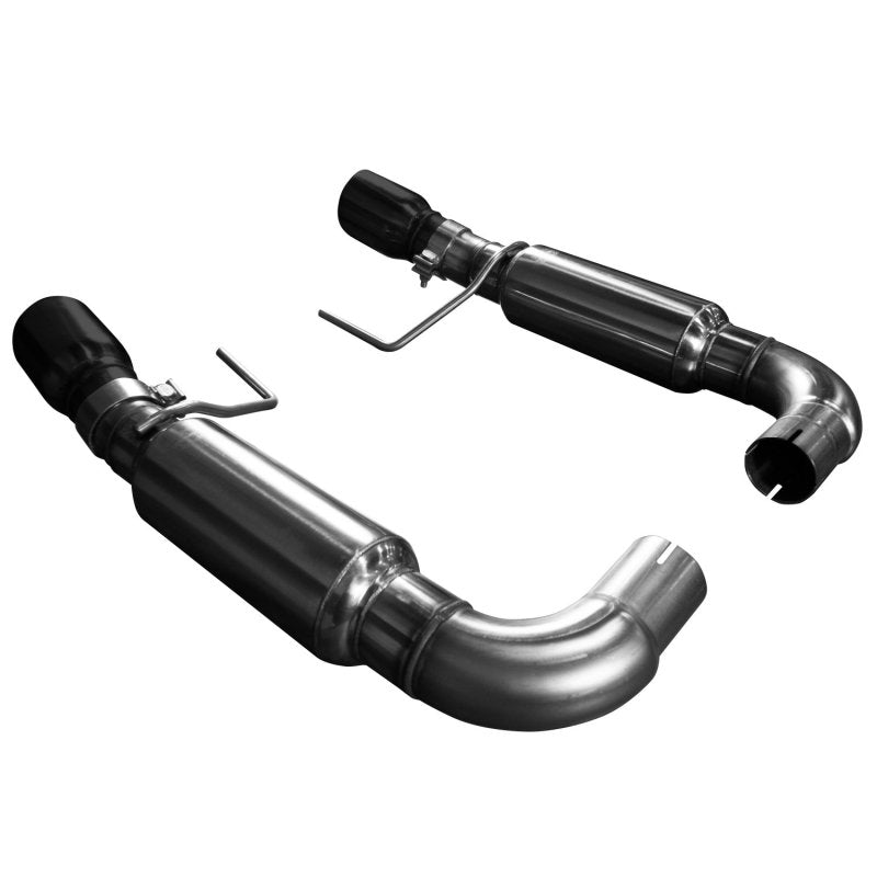 Kooks Headers & Exhaust 3" SS Axle-Back Exhaust w/Black Tips - 2015-2017 Mustang 5.0L - Exhaust - The Speed Depot - 