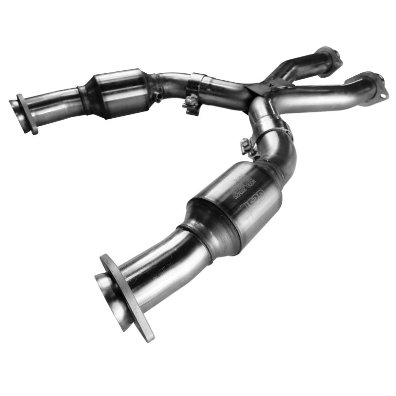 Kooks Headers & Exhaust - 3" x 2-1/2" SS GREEN Catted X-Pipe. 1999-2004 Mustang. (Connects to OEM) - The Speed Depot