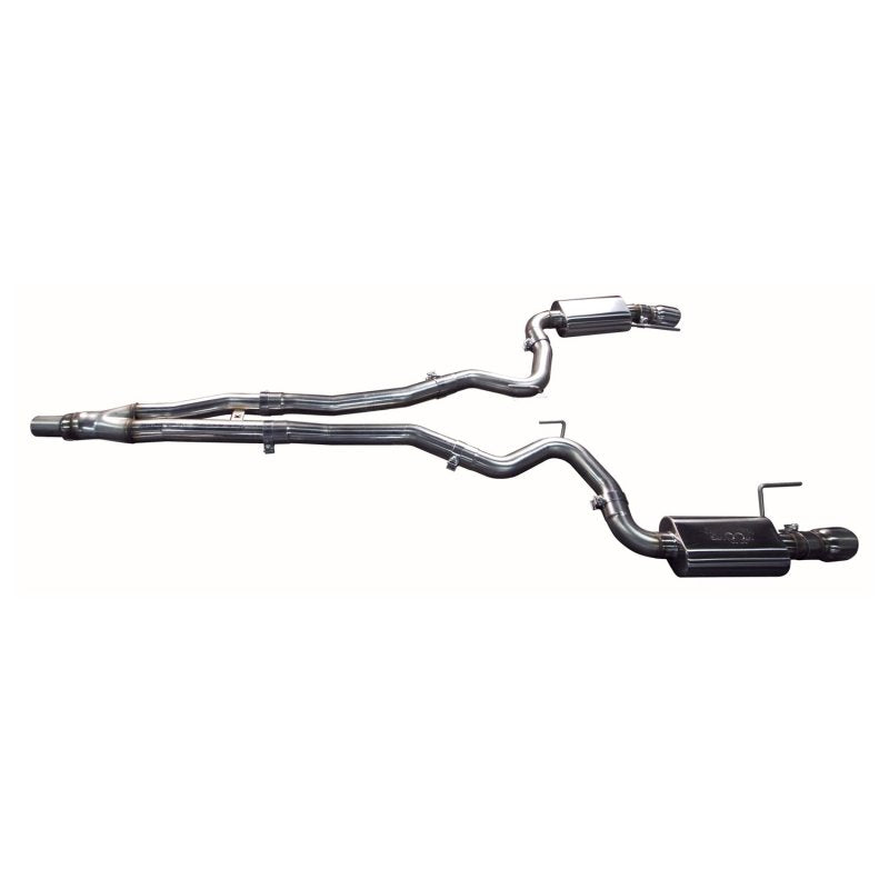 Kooks Headers & Exhaust 3" x 2-1/2" SS Connection-Back Exhaust w/SS Tips - 2015-2023 Mustang EcoBoost - Exhaust - The Speed Depot - 