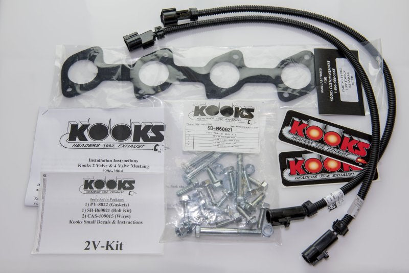 Kooks Headers & Exhaust - 1-5/8" Stainless Headers w/EGR - 1996-2004 4.6L 2V Mustang - The Speed Depot