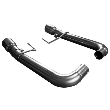 Kooks Headers & Exhaust 3" SS Muffler Delete Axle-Back Exhaust w/SS Tips - 2015-2017 Mustang 5.0L - Exhaust - The Speed Depot - 