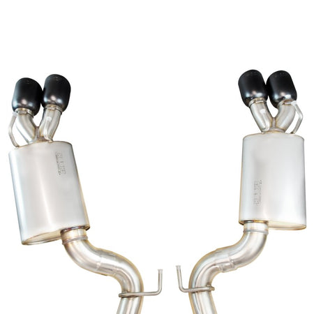 Kooks Headers & Exhaust - 3" Cat-Back Exhaust w/Quad SS Tips - 2010-2015 Camaro SS/ZL1 (Connects to OEM) - The Speed Depot