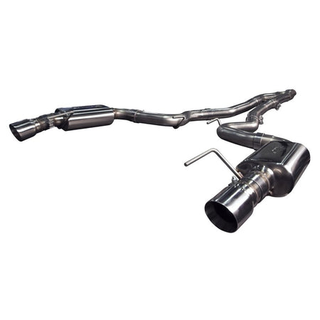 Kooks Headers & Exhaust 2-1/4" x 2-1/2" SS Cat-Back Exhaust w/SS Tips - 2015-2023 Mustang EcoBoost - Exhaust - The Speed Depot - 