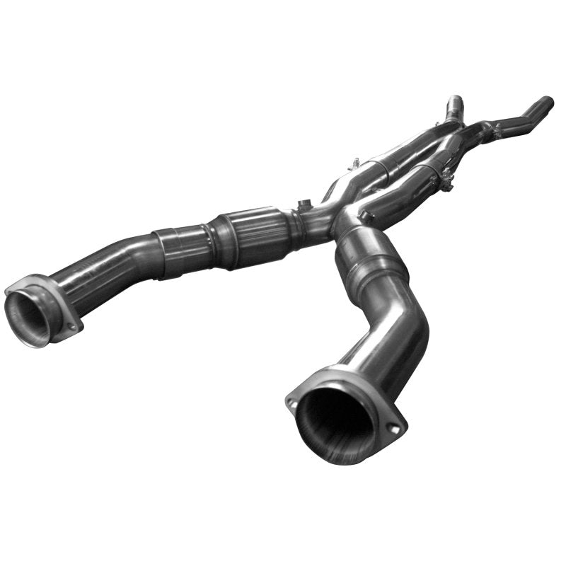 Kooks Headers & Exhaust 3" SS GREEN Catted X-Pipe - 2009-2015 Cadillac CTS-V (Connects to OEM) - Exhaust - The Speed Depot - 