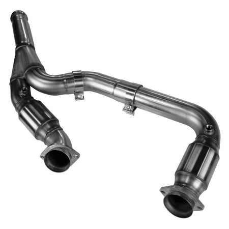 Kooks Headers & Exhaust 3" Stainless GREEN Catted Y-Pipe - 2014-2019 GM Truck / 2015-2020 SUV 5.3L - Exhaust - The Speed Depot - 