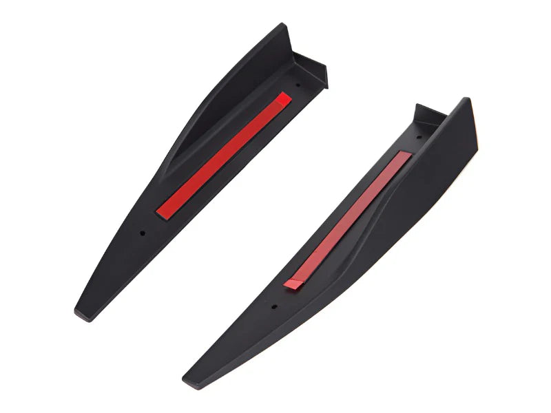 2015-2023 Mustang Rocker Winglets (Molded Black)