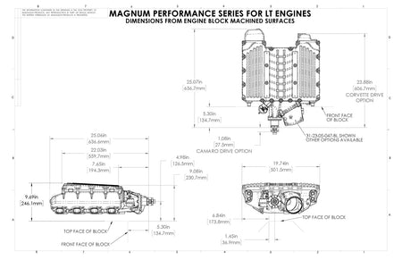 Magnuson Superchargers Magnum Di TVS2650R Supercharger (Dry Sump Only) - LT1 C7 - Forced Induction - The Speed Depot - 