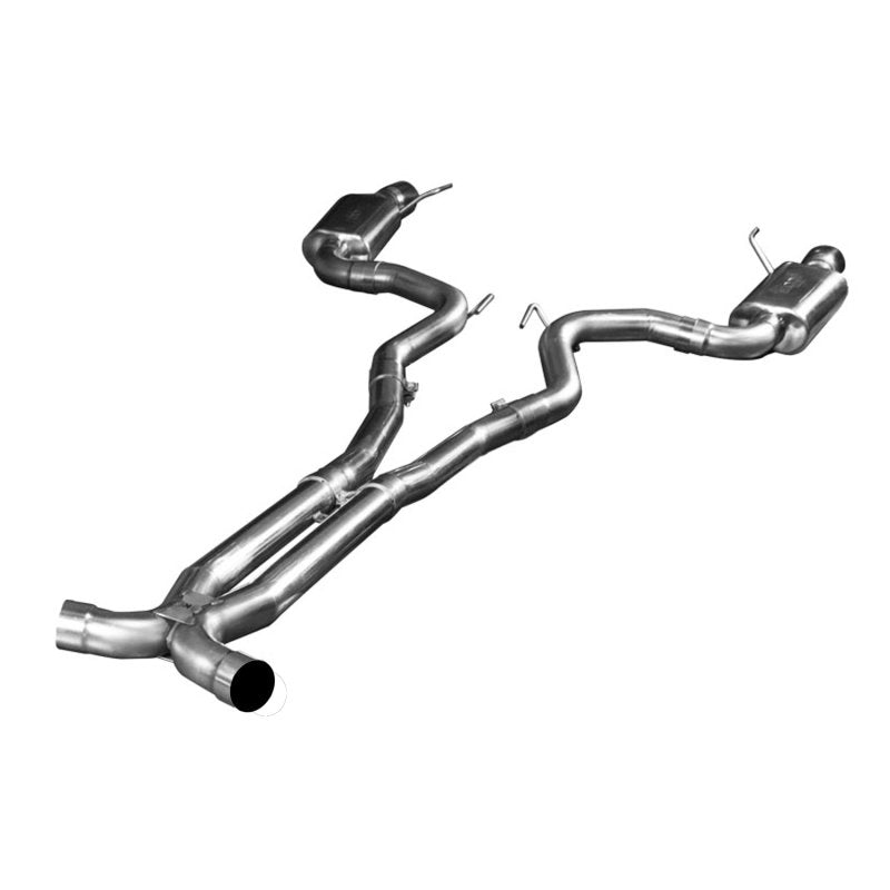 Kooks Headers & Exhaust 3" SS Connection-Back X-Pipe Exhaust w/SS Tips - 2015-2017 Mustang GT 5.0L - Exhaust - The Speed Depot - 