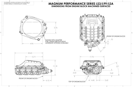 Magnuson Superchargers Magnum TVS2650 Supercharger System - LS3/L99 Camaro - Forced Induction - The Speed Depot - 