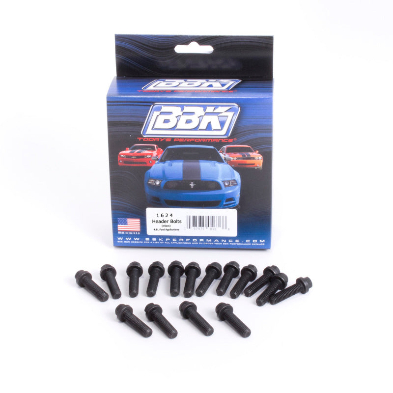  BBK Ford Modular 4.6 5.4 Exhaust Header Bolts 8mm 1.25 x 30mm (16) - Bolts - The Speed Depot - 